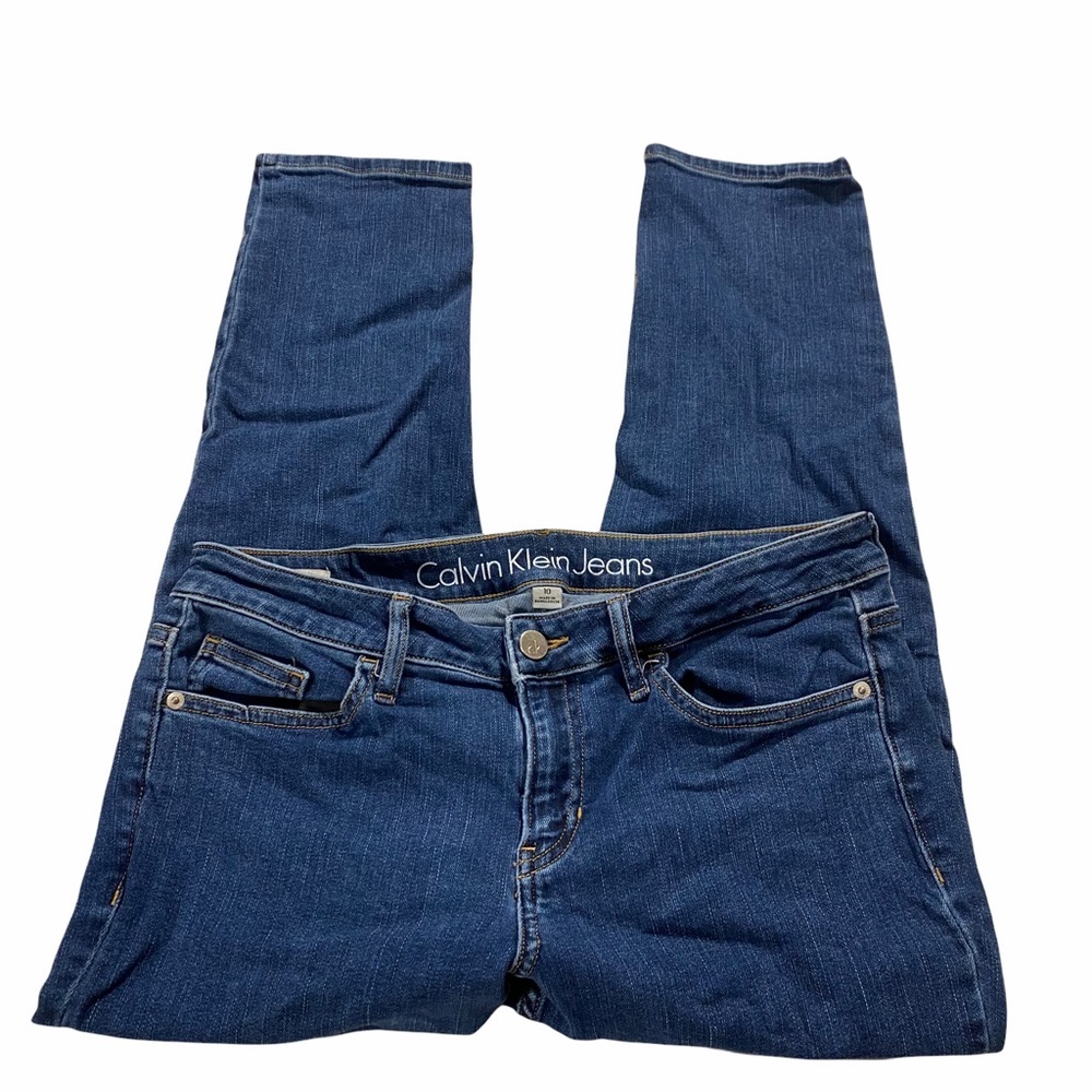 Calvin Klein Cropped 24” Length Jeans Blue Sz 10